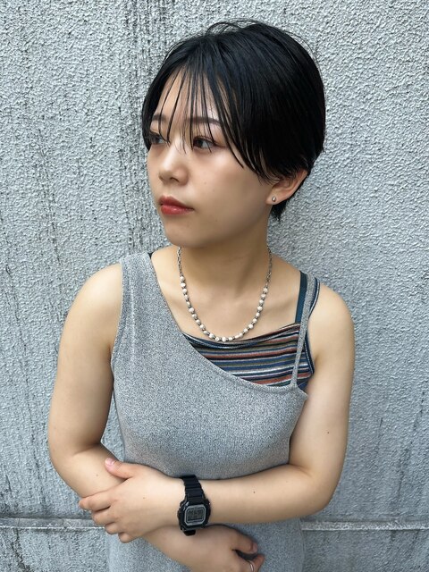 【morio池袋】◎ダブルバングハンサムショート◎