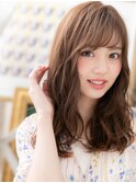 ★ニュアンスカラーくせ毛風小顔大人巻きロング20代30代40代★9