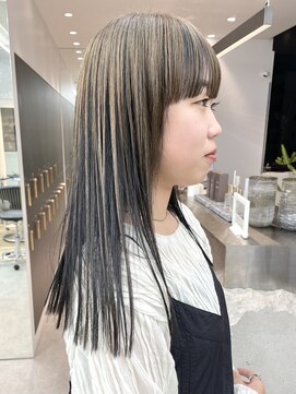 ロンドシエル 横浜(Lond ciel) アンブレラカラー/インナーカラー/グレーベージュ/横浜