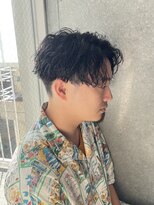 ワンズ リー 下北沢店(ONE's ly) ハイライト/マッシュパーマ/ウルフ/アッシュブラック