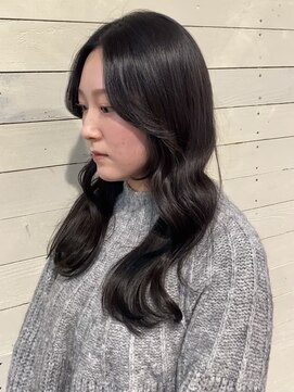 ルノン フィージュ(LUNON fieju) 暗髪カラー／艶カラー／韓国巻き／グレーカラー