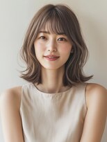 アルトリスト(Altruist Aging×HAIR&SPA)&nbsp;★ダークアッシュ大人ガーリーボブ着物ミディアムレイヤーカット