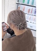 ヘアセットシニヨン