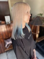 ヘアリゾート ディアリウム(Hair Resort DEARIUM)&nbsp;ホワイトベージュ×ターコイズ