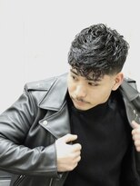 ヨシザワインク プレミアム 横浜 桜木町店(YOSHIZAWA Inc. PREMIUM)&nbsp;ワイルドセクシーバング縦落ちソフトスパイラルメンズカット