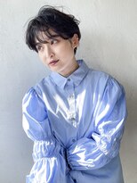 シオン(shion)&nbsp;オリーブカラー黒髪透明感カラーボブルフ小顔_39100