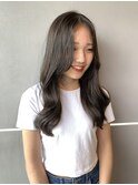 ブリーチなしオリーブグレージュ