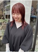 ブリーチなしカラー ピンク/ピンクブラウン/堀場