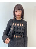 ボブ　顔まわりカット　ミニボブ　外ハネボブ　ボブウルフ
