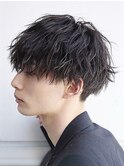 大分刈り上げマッシュショートゆるめツイストスパイラルパーマ