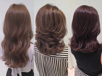 六本木美容室 白金店の写真/最旬トレンドカラーで透明感を実現♪肌トーンを明るく魅せるカラー・白髪染めが人気!!