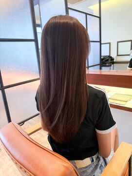 マーリャヘアー(mallia hair) ナチュラル艶ロング×シアーバング