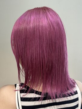 テン バイ アンブルリュクス 池袋(teN +by ambleluxe) チェリーピンク/ブリーチ/ケアブリーチ