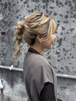 ヘアーサロン 二階堂(hair salon 二階堂)&nbsp;高め編み下ろしポニー