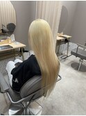ブロンドカラーで透明感♪