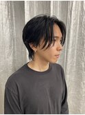 【ステップボーンカット】メンズレイヤーセンターパート