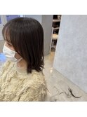 大人かわいい韓国風ミディアムレイヤー