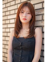 サロンドミルク 新百合ヶ丘店(salon de MiLK)&nbsp;ワンカールが可愛いレイヤースタイル　新百合ヶ丘