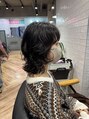 ループウエスト(LOOP WEST)&nbsp;ウルフパーマは２０代から40代におすすめのヘアスタイル
