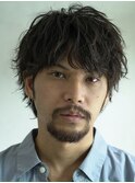 札幌大通メンズ波巻きスパイラルパーマ無造作シャドウパーマ緩め