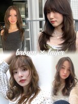 ソレイユトウキョウシブヤ(SOLEIL TOKYO shibuya) 《ブラウン》《レイヤー》