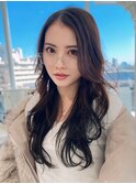 透明感カラーアッシュグレージュレイヤーカット