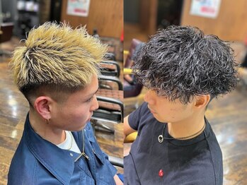シャラク 羽広店(sharaku)の写真/男性目線でお悩み解決&理想を叶える【谷内 克己】が人気◎印象を変える眉カットやシェービングもお任せ！