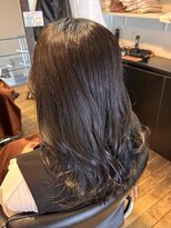 エクファ ヘア リゾート 大津 瀬田店(ex-fa hair resort)&nbsp;ミルクティーブロンド/ダークブルー/デジタルパーマ/大津/瀬田