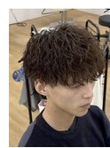 【縦落ちマッシュ】ツイストスパイラルパーマ
