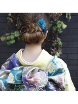 アンド バイ ヘアサロン(AND by hair salon) kimonoスタイル☆成人式振袖☆