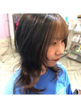 メルシー(Merci) 《Merci》ウルフカット+インナーハイライト