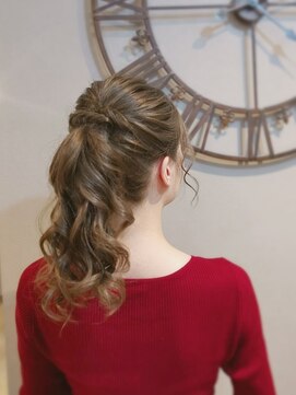 ヘアセットサロン ミント(Hair set salon MINT) 高めポニーテール