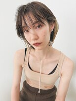 ピークアブー 銀座並木通り(PEEK-A-BOO) 【デザインカラー】抜け感ボブのインナーカラー