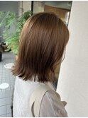 まとまる切りっぱなしボブ