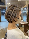 あやか流！ショート×バレイヤージュ