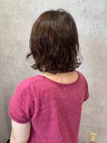 ヘアーワークス ボナ(HAIR WORKS bona.) 似合わせショート×ナチュラルブラウン