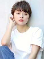 アンド ストーリーズ(&STORIES)&nbsp;大人可愛い小顔ひし形クビレ丸みボブ20代30代40代大人ショート