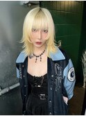 姫カット姫ウルフ中性ウルフレイヤーカットロングウルフカット