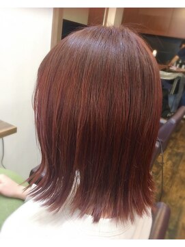 ラベスト バイ セロ 池袋メトロポリタン前(LOVEST by CERO) 人気の赤み艶カラー!