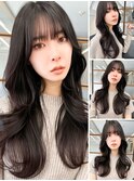 20代30代大人美人小顔ブリーチなし韓国ヘアアッシュブラック