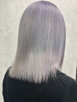 ロウル 渋谷(LOWRL)&nbsp;ブルーシルバー/ケアブリーチカラー