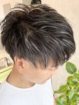 アルファ ヘアー(ALPHA HAIR)&nbsp;メッシュキャップシルバーハイライト(ダブルブリーチ)