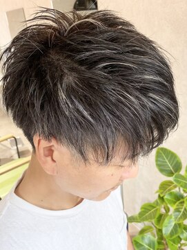 アルファ ヘアー(ALPHA HAIR) メッシュキャップシルバーハイライト(ダブルブリーチ)