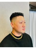 20代30代40代/刈り上げ/極道パーマ/宮城リョータ風パーマ/メンズ