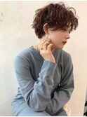 ハンサムショートパーマプードルパーマ