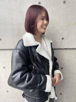 クリアーオブヘアー 栄南店(CLEAR of hair) ボブ×ボルドーカラー/osumi