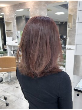 ブレス 小阪店(brace) ブリーチ無しのピンクカラー☆