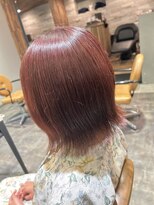 ステレオ ヘアデザイン 安城店(STEREO HAIR DESIGN)&nbsp;…外はねピンクカラー(6月)…