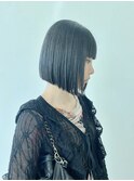 切りっぱなしボブ