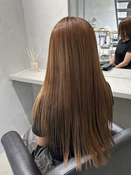 サムシング(Something.) ストレートパーマ/ショコラブラウン